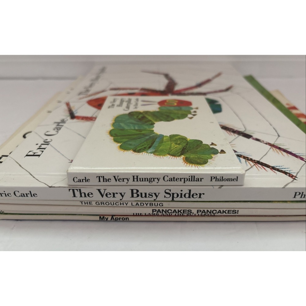 Lot of 6 Children's Picture Books by Eric Carle Grouchy Ladybug Spider Ladybug - Picture 3 of 12